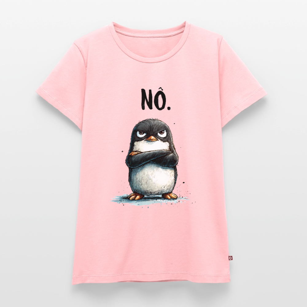 Grumpy Penguin – „NÖ.“ - Frauen Premium T-Shirt - by Artful Alchemist