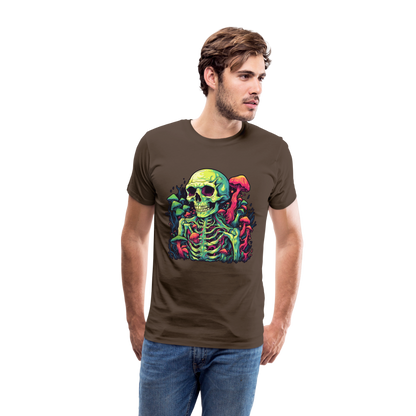 Horror Pilz Skelett - Happy Halloween - Männer Premium T-Shirt - by Artful Alchemist