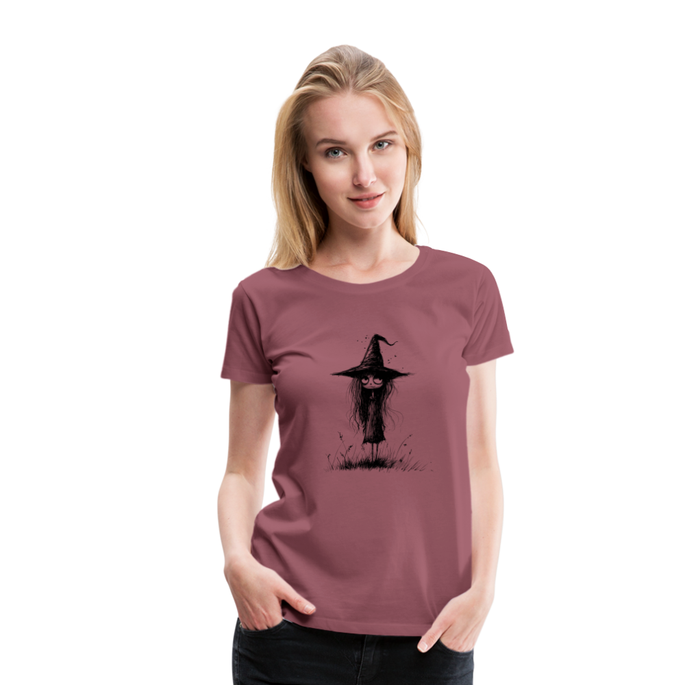 Kleine Hexe - Frauen Premium T-Shirt - Malve