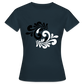 Hessisch Balance - Yin und Yang - Frauen T-Shirt - Navy