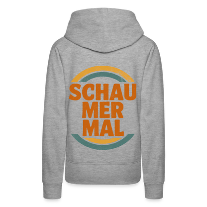 „Schau Mer Mal“ – Retro Look aus Hessen - Frauen Premium Bio Hoodie - by Artful Alchemist