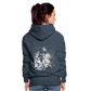 Vintage Steampunk Oktopus Motiv - Frauen Premium Hoodie - Jeansblau