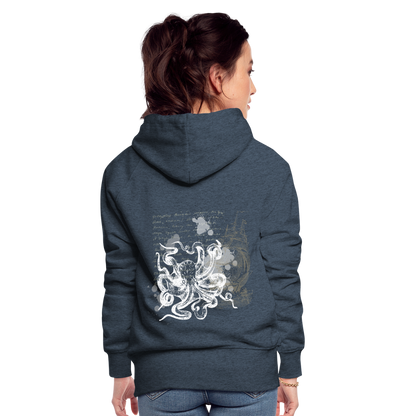 Vintage Steampunk Oktopus Motiv - Frauen Premium Hoodie - by Artful Alchemist