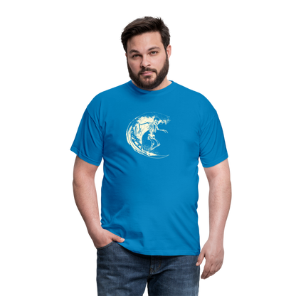 Cooles Surfer Skelett - Männer T-Shirt - by Artful Alchemist