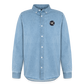Vinyl Octopus – Denim Edition - Stanley/Stella Denim Hemd - verwaschenes Hellblau