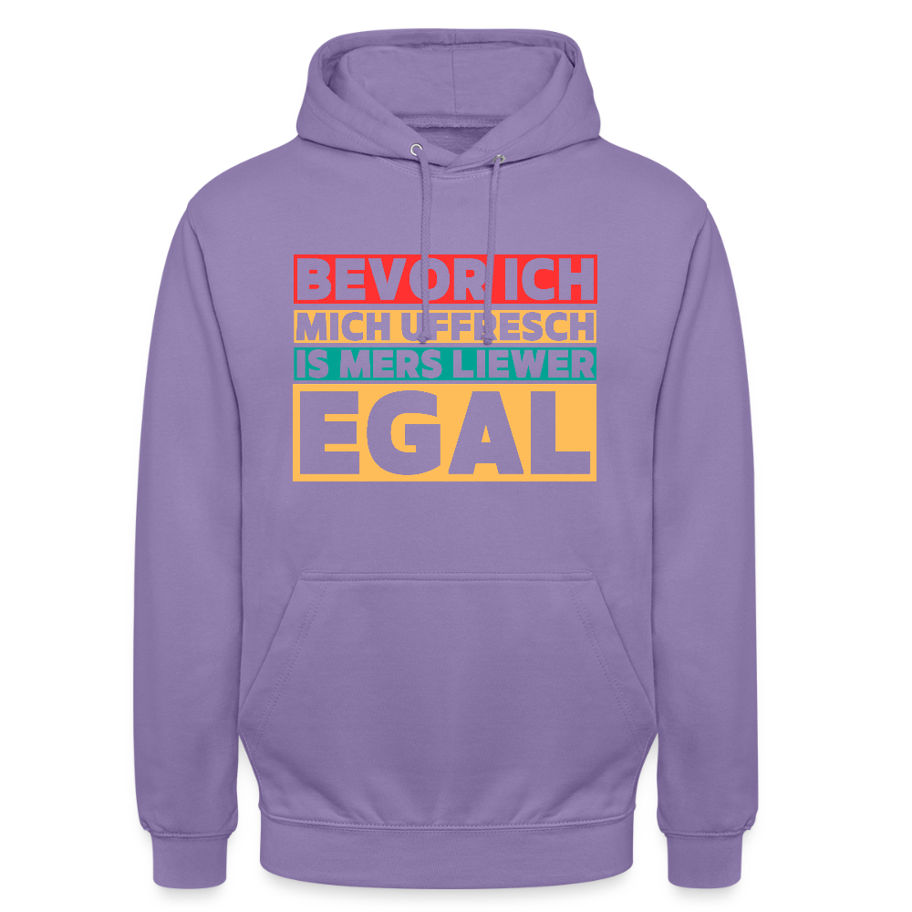„Gude“ – Retro Look aus Hessen - Unisex Hoodie - Lavendel