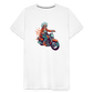 Coole alte Biker Oma - Motorrad Omi  - Männer T-Shirt - Weiß