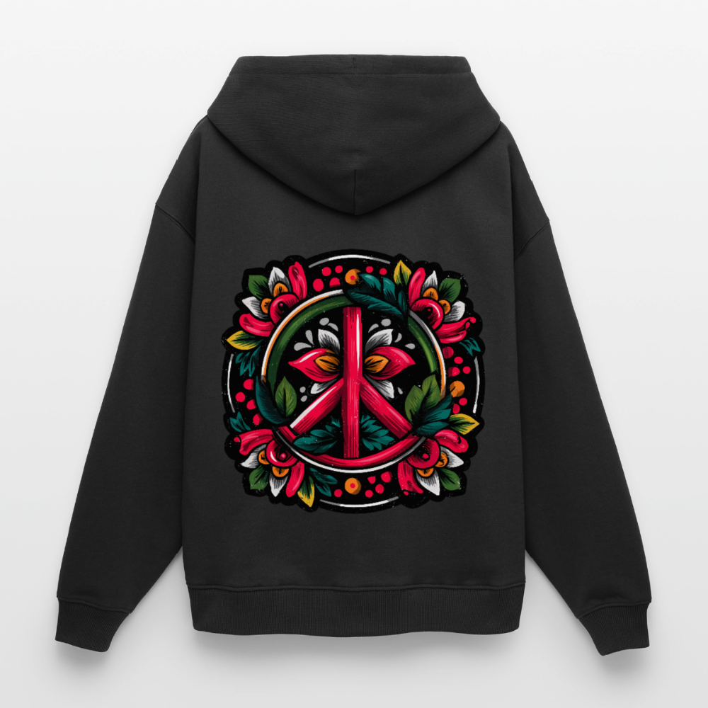 Colorful Harmony – Peace Sticker Art - Oversized Unisex Hoodie von Stanley/Stella - by Artful Alchemist