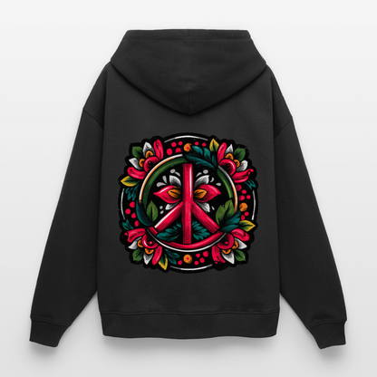 Colorful Harmony – Peace Sticker Art - Oversized Unisex Hoodie von Stanley/Stella - by Artful Alchemist