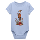 Skeleton Boy - Stanley/Stella Baby Bio Kurzarm-Body - Sky