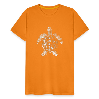 Meeresschildkröte - Monochrom - Männer Premium T-Shirt - by Artful Alchemist