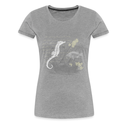 Vintage Steampunk Seepferdchen Motiv - Frauen Premium T-Shirts - by Artful Alchemist