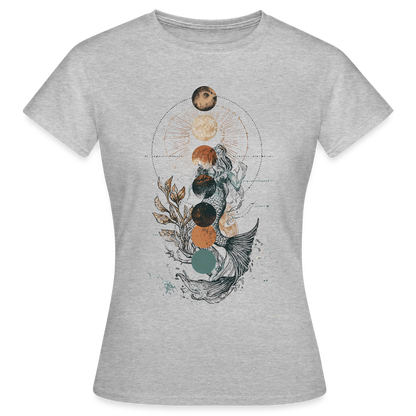 Mystic Mermaid – Mondphasen - Frauen T-Shirt - by Artful Alchemist