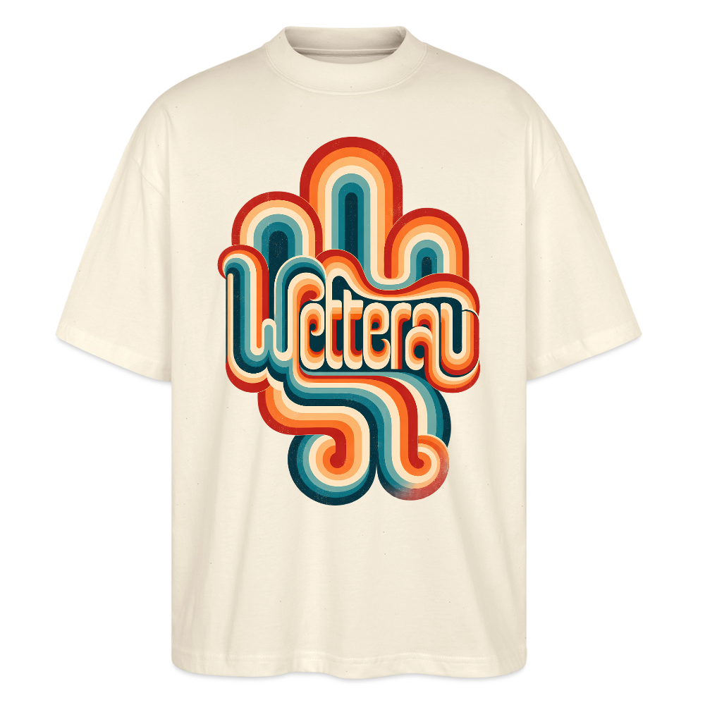 Wetterau Retro – Oversized Unisex Bio T-Shirt - Natur