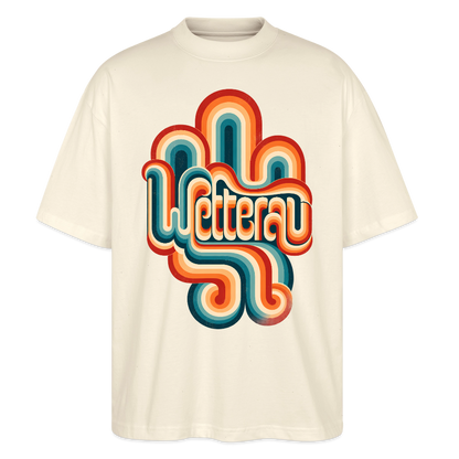 Wetterau Retro – Oversized Unisex Bio T-Shirt - Natur