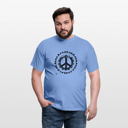 Urban Retro Peace Zeichen - Männer T-Shirt - by Artful Alchemist