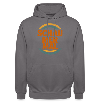 „Schau Mer Mal“ – Retro Look aus Hessen - Unisex Hoodie - by Artful Alchemist