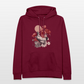 Vintage Boho Blossom Chicken - Frauen Hoodie - Bordeaux