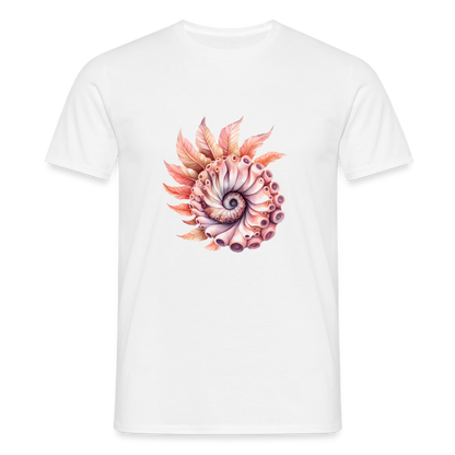 Fedriger Tentakel Nautilus - Goldener Schnitt - Männer T-Shirt - by Artful Alchemist