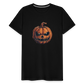 Gruseliger Horror Kürbis -Happy Halloween - Männer Premium T-Shirt - Schwarz