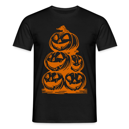 Five Pumpkins Big - Männer T-Shirt - Schwarz