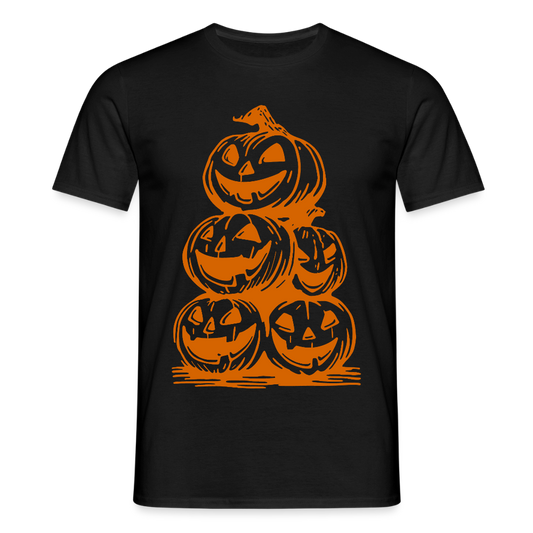 Five Pumpkins Big - Männer T-Shirt - Schwarz