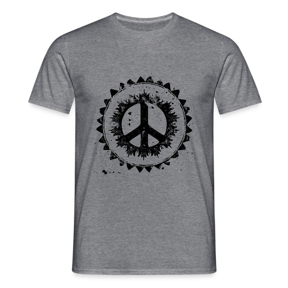 Urban Retro Peace Zeichen - Männer T-Shirt - by Artful Alchemist