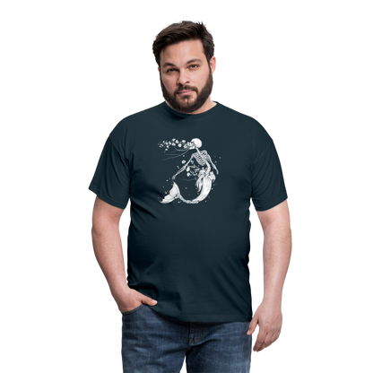 Florale Skelett Meerjungfrau - Männer T-Shirt - by Artful Alchemist