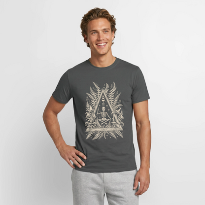 Mystic Fern – Männer T-Shirt - Anthrazit