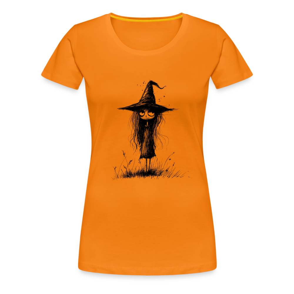 Kleine Hexe - Frauen Premium T-Shirt - Orange