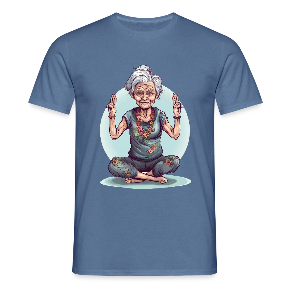 Coole Yoga Oma - Meditation im besten Alter - Männer T-Shirt - by Artful Alchemist