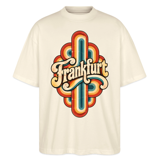 Frankfurt Retro – Oversized Unisex Bio T-Shirt - by Artful Alchemist