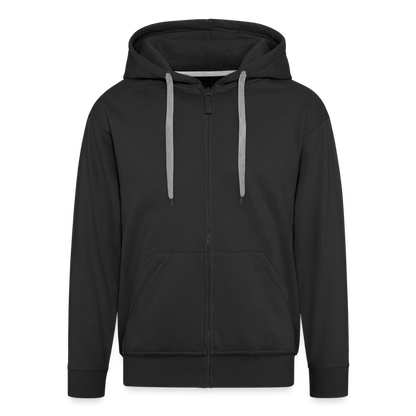 Retro UFO 80er Jahre Motiv - Surreale Skelette und Rolltreppe Richtung UFO - Männer Premium Kapuzenjacke - by Artful Alchemist