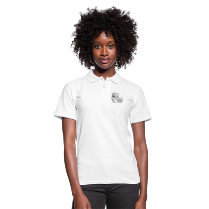 Bembel mit Gläsern - Hessisch Mundart - Frauen Premium Poloshirt - by Artful Alchemist