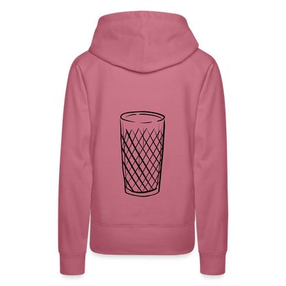 Frankfurter Geripptes - Äpplerglas - Hessisch Mundart - Frauen Premium Hoodie - by Artful Alchemist