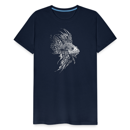 Rotfeuerfisch - Monochrom - Männer Premium T-Shirt - by Artful Alchemist