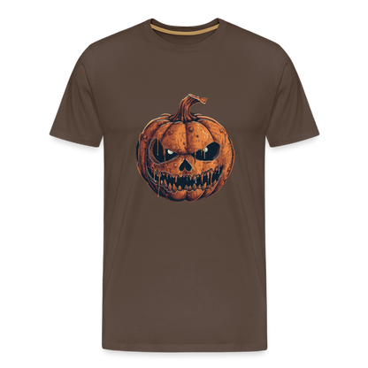 Gruseliger Horror Kürbis -Happy Halloween - Männer Premium T-Shirt - by Artful Alchemist