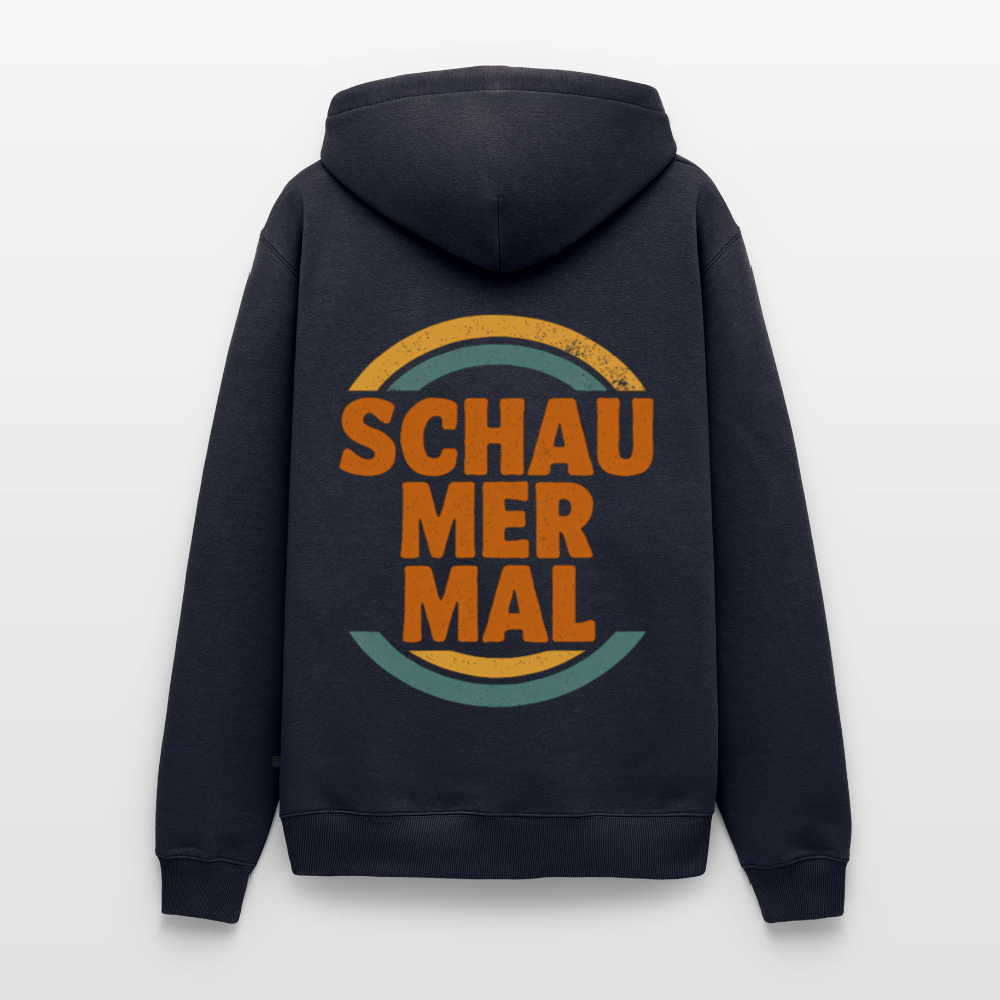 „Schau Mer Mal“ – Retro Look aus Hessen - Männer Premium Hoodie - Navy