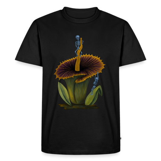 Flora Mortis - Titanwurz Pflanze mit Skeletten - Männer Premium T-Shirt - Schwarz