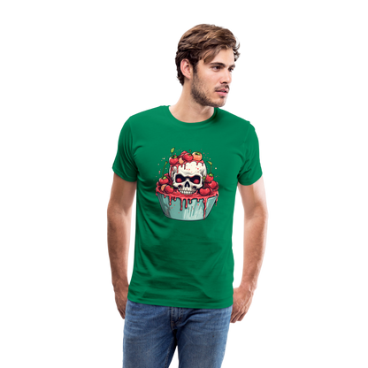 Gruseliges Horror Kirschtörtchen - Happy Halloween - Männer Premium T-Shirt - by Artful Alchemist