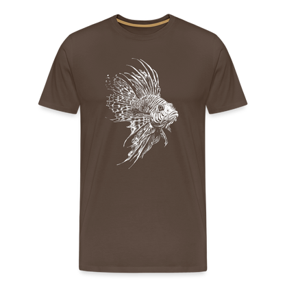Rotfeuerfisch - Monochrom - Männer Premium T-Shirt - by Artful Alchemist