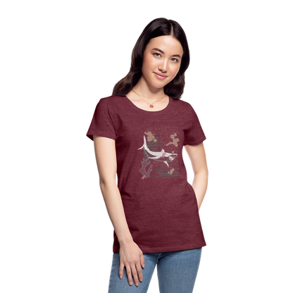 Vintage Steampunk Hai Motiv - Frauen Premium T-Shirts - by Artful Alchemist