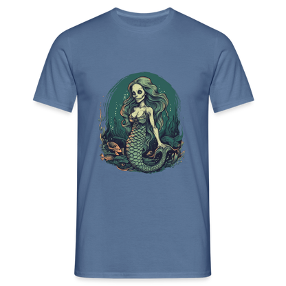 Comic Ghul Zombie Meerjungfrau - Männer T-Shirt - by Artful Alchemist