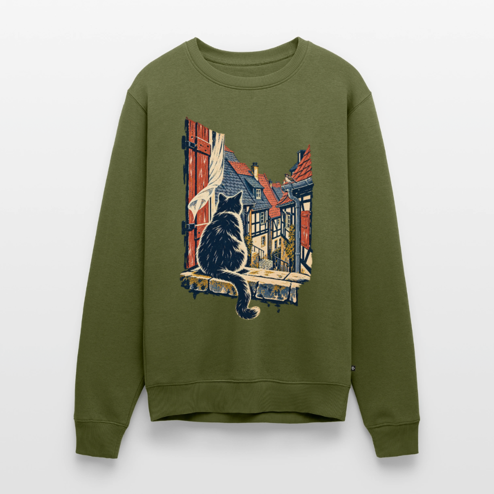 Altstadt-Katze – Männer Premium Pullover - by Artful Alchemist