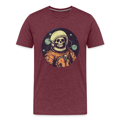 Gruseliges Skelett als Astronaut - Männer Premium T-Shirt - by Artful Alchemist