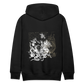 Vintage Steampunk Oktopus Motiv - Männer Premium Hoodie - Schwarz