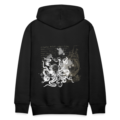 Vintage Steampunk Oktopus Motiv - Männer Premium Hoodie - by Artful Alchemist