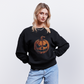 Gruseliger Horror Kürbis -Happy Halloween - Stanley/Stella Oversive Bio Pullover - nachhaltig - Schwarz