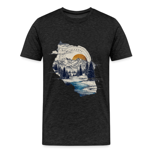 Colorado Peak – Vintage Adventure - Männer Premium Bio T-Shirt - by Artful Alchemist