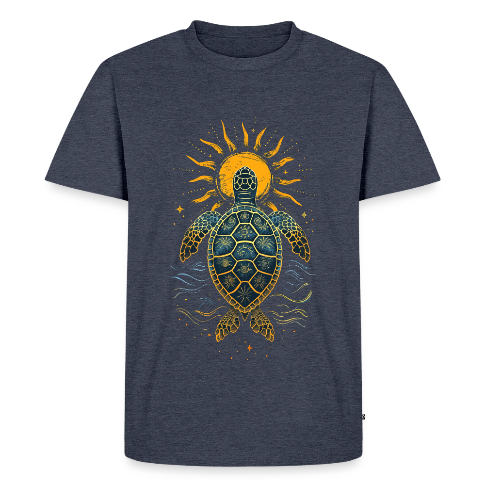 Solar Turtle – Mystic Ocean - Männer Premium Bio T-Shirt - by Artful Alchemist